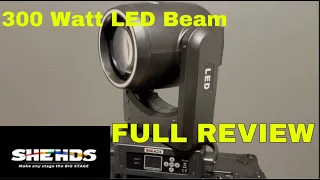 Full In-Depth Review On SHEHDS LED Beam 300W Moving Head With LED Ring. (Worth It?)