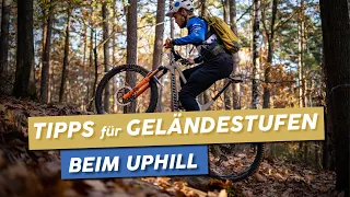 Uphill Tipps für Geländestufen | MTB Fahrtechnik Tutorial