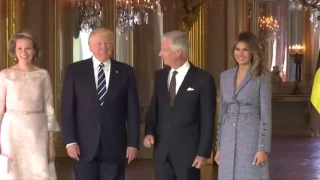 TRUMP Donald & Melania meets King Philippe and Queen Mathilde, Belgium 5/24/2017