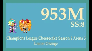 CROB Champions League Cheesecake Season 2 Arena 3 953M | Jinx lol | Cookie Run OvenBreak