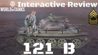 121 B, Interactive Tank Review, World of Tanks Console.