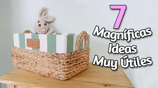 7 Ideas to Decorate and Organize Your Home with Cardboard- 7 Easy Crafts with Cardboard Boxes