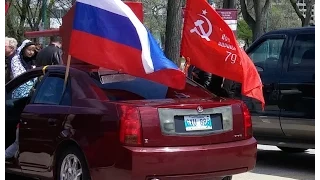 Russian neo-communist Victory day in Winnipeg, May 2015