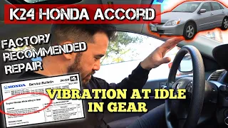 Your Car is Shaking or Vibrating While at a Stop - Symptoms and Fixes - Honda Accord K24
