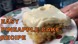 SPEEDY PINEAPPLE CAKE RECIPE @Paula Deen