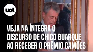 Chico Buarque alfineta Bolsonaro ao receber prêmio Camões em Portugal; veja discurso na íntegra