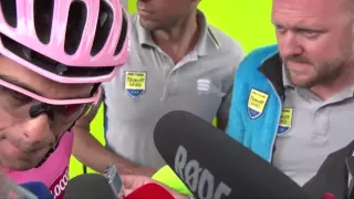 Alberto Contador a la salida de la 7a etapa de la Vuelta a Italia - Giro d'Italia 2015