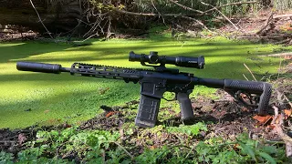 Adams Arms P2 12.5” .308 SBR, Primary Arms 1-6 ACSS Raptor, Vox S