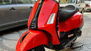 Vespa gts300 renk değişimi yaptık. İyi seyirler.