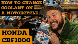 How to Change Motorcycle Coolant | Honda CBF1000