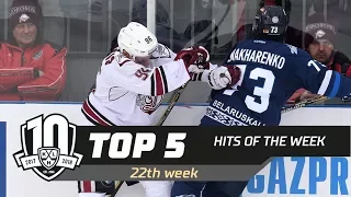 17/18 KHL Top 5 Hits for Week 22