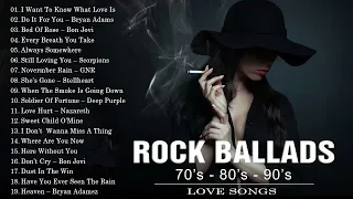 Rock Ballads 70's - 80's - 90's - Scorpions, Aerosmith, Bon Jovi, U2, Ledzeppelin, Stellheart