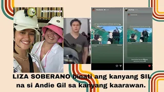 LIZA SOBERANO binati ang kanyang SIL na si ANDIE GIL sa kanyang kaarawan.