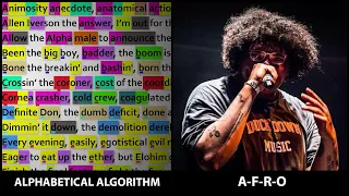 A-F-R-O - Alphabetical Algorithm [Rhyme Scheme] Highlighted