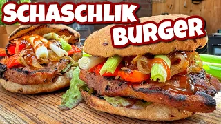 Schaschlik Burger - original Schaschlik Rezept als Burger - Westmünsterland BBQ