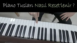 Bozulan Piano Tuşları Nasıl Reset'lenir ?