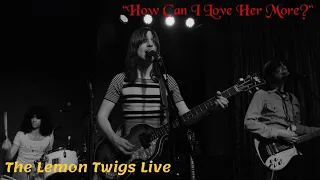 How Can I Love Her More? - The Lemon Twigs (4K) (Raleigh, NC)