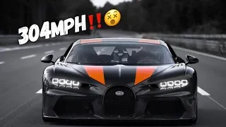 They Did it! Bugatti Chiron Breaks 304mph Barrier Top Speed!