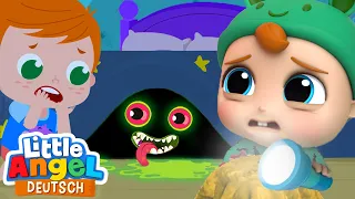 Ich hab Angst im Dunkeln 👻 🔦  Monster unterm Bett | Little Angel Deutsch - Kinderlieder