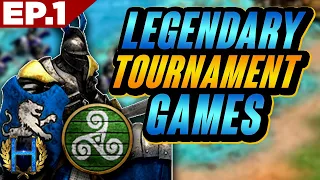 Legendary Tournament Games Episode 1 | AoE2