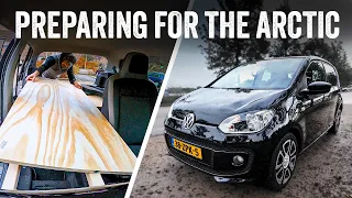 #1 Car Conversion for Norway Winter Road Trip in a VW Up!