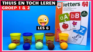 Schooltje leren met Play Doh en Letters | Les 6 | Family Toys Collector