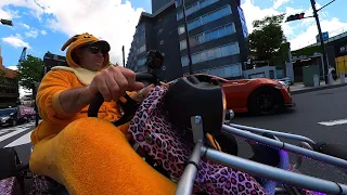 Monkey KART Tokyo Shinjuku - best real road Go-kart experience INSTA 360 X2 & DJI ACTION 2