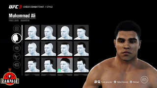 How to Create Muhammad Ali (CAF Formula) No Game Face !! Tuto Create a Fighter - EA Sports UFC 3