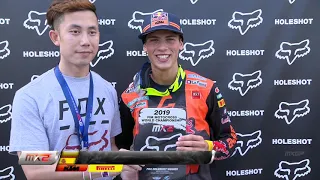 MX2 FOX HOLESHOT   JUST1 MXGP of China presented by Hehui Investment Group 2019    #motocross