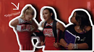 Santana giving Brittany second hand embarrassment for three glee minutes