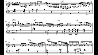 Chorinho - Lyle Mays full solo transcription