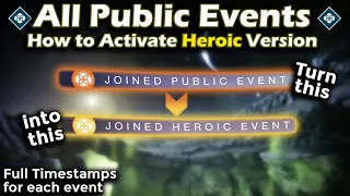 Destiny 2: Heroic Public Events - Public Event - Heroic Activation Method - Destiny 2 Shadowkeep