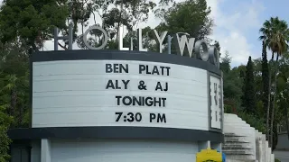 Ben Platt The Reverie Tour Hollywood Bowl Concert Marquee Los Angeles California September 12, 2022