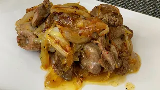 How to properly fry liver with onions, the recipe is simple, tasty, quick # 72