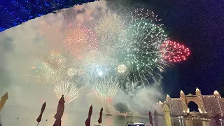 Atlantis BEST NYE's FIREWORKS 2023 Dubai 4K Best in THE WORLD 2023 NYE Fireworks Palm Jumeirah