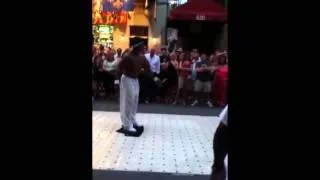 Head spin of death new Orleans bourbon street.