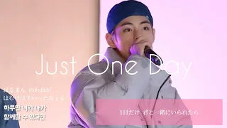 【BTS】 Just One Day 하루만 日本語字幕 日本語訳