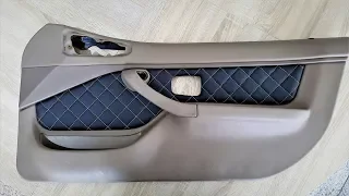 How to Make Custom Interior Car Panels. Car Door Panel upholstery BMW Z3. Car upholstery.