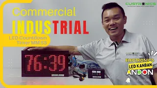 Commercial Industrial Electronics LED Process Indicator Timer Display Panel | Countdown | Cycle Time