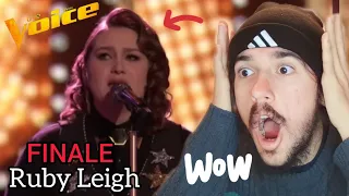 Ruby Leigh - "Suspicious Minds" by Elvis Presley | REACTION by Klodjan Pellumaj The Voice Finale