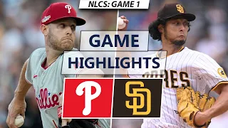 Philadelphia Phillies vs. San Diego Padres Highlights | NLCS Game 1