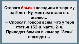 Бомж Попал на Зону! Зеки в Шоке! Анекдот Дня! Юмор!