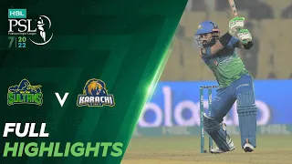 Full Highlights | Multan Sultans vs Karachi Kings | Match 23 | HBL PSL 7 | ML2T