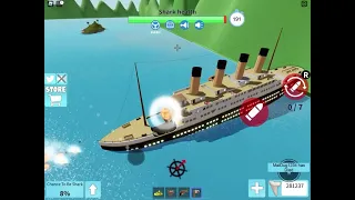 Titanic Teleports Through Space for 30 Seconds! - Sharkbite / Roblox