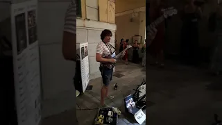 Marcello Calabrese, street musician live in Olbia. Amazing cover of "Shine On You Crazy Diamond"