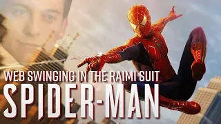 Spider-Man PS4 - Epic Web Swinging in the Raimi Suit (Danny Elfman Score)