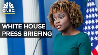 White House press secretary Karine Jean-Pierre holds a briefing with reporters — 4/15/2024