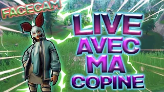 [LIVE FR] Avec Ma copine gagne ton skin ...   FORTNITE FAIT TA PUB  michou tk78 inoxtag valouzz