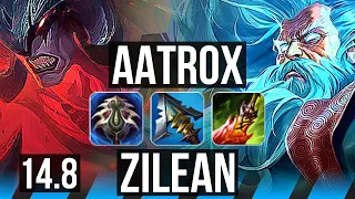 AATROX vs ZILEAN (MID) | 61k DMG, Legendary, 21/5/6 | TR Master | 14.8