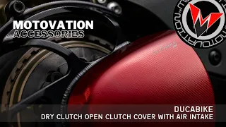 Ducabike Dry Open Clutch Cover with Air Intake Install - 2023 Ducati Panigale V4R